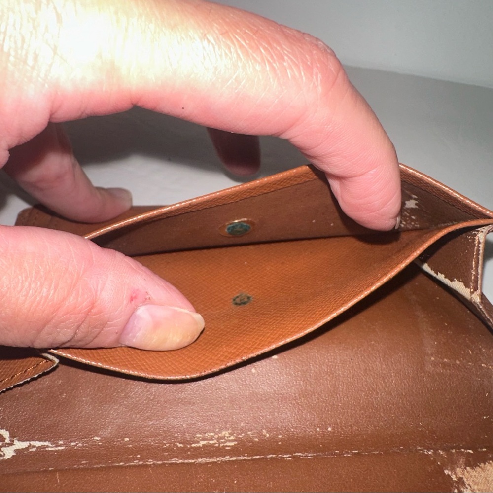 Louis Vuitton PROJECT Bifold Passport Holder Coin Pouch Monogram Leather Ca0947 - Picture 8 of 17